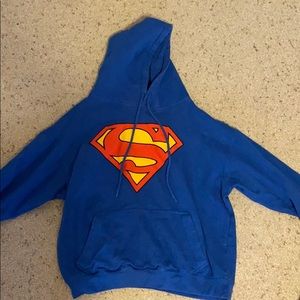 Blue Superman Hoodie